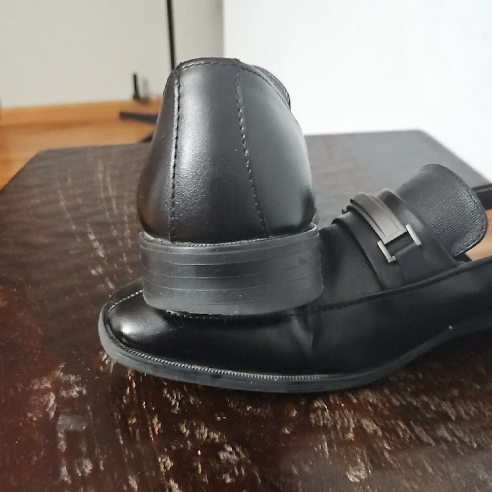 Men's Calvin Klein Leather Loafers Size 8 - Picture 7 of 13